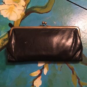 Like new black Latico wallet/clutch